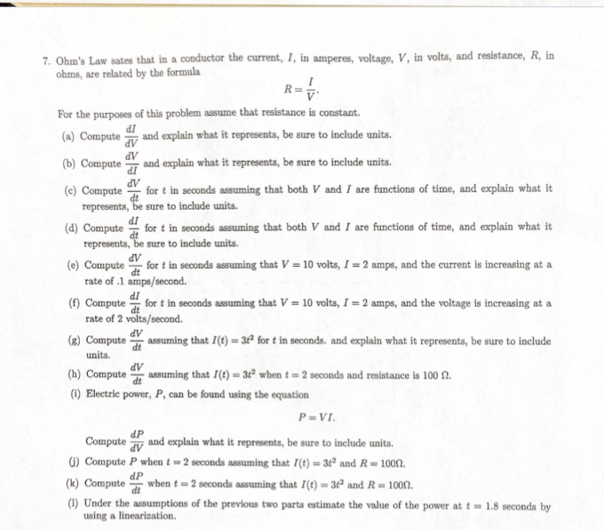 I do know how to do derivatives, but have totally no idea