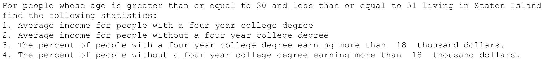 This is a R studio question For people whose age is greater