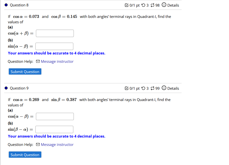 0 Question 8 E 0\" pt '0 3 Z 98 G)