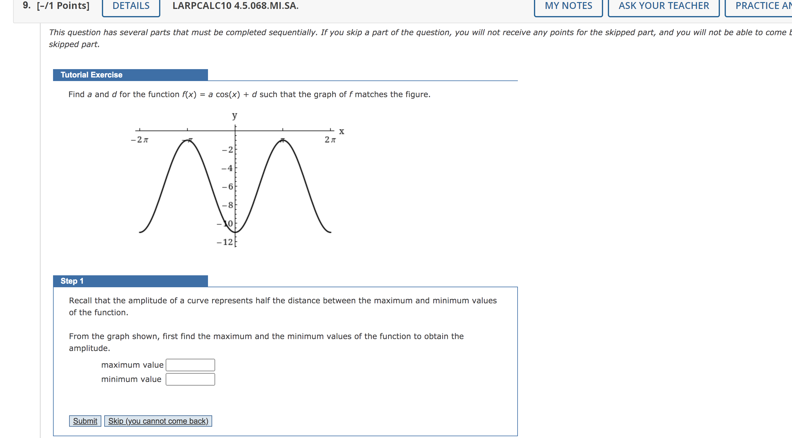 transformations from fto g. g(x) is obtained by a of 7, a
