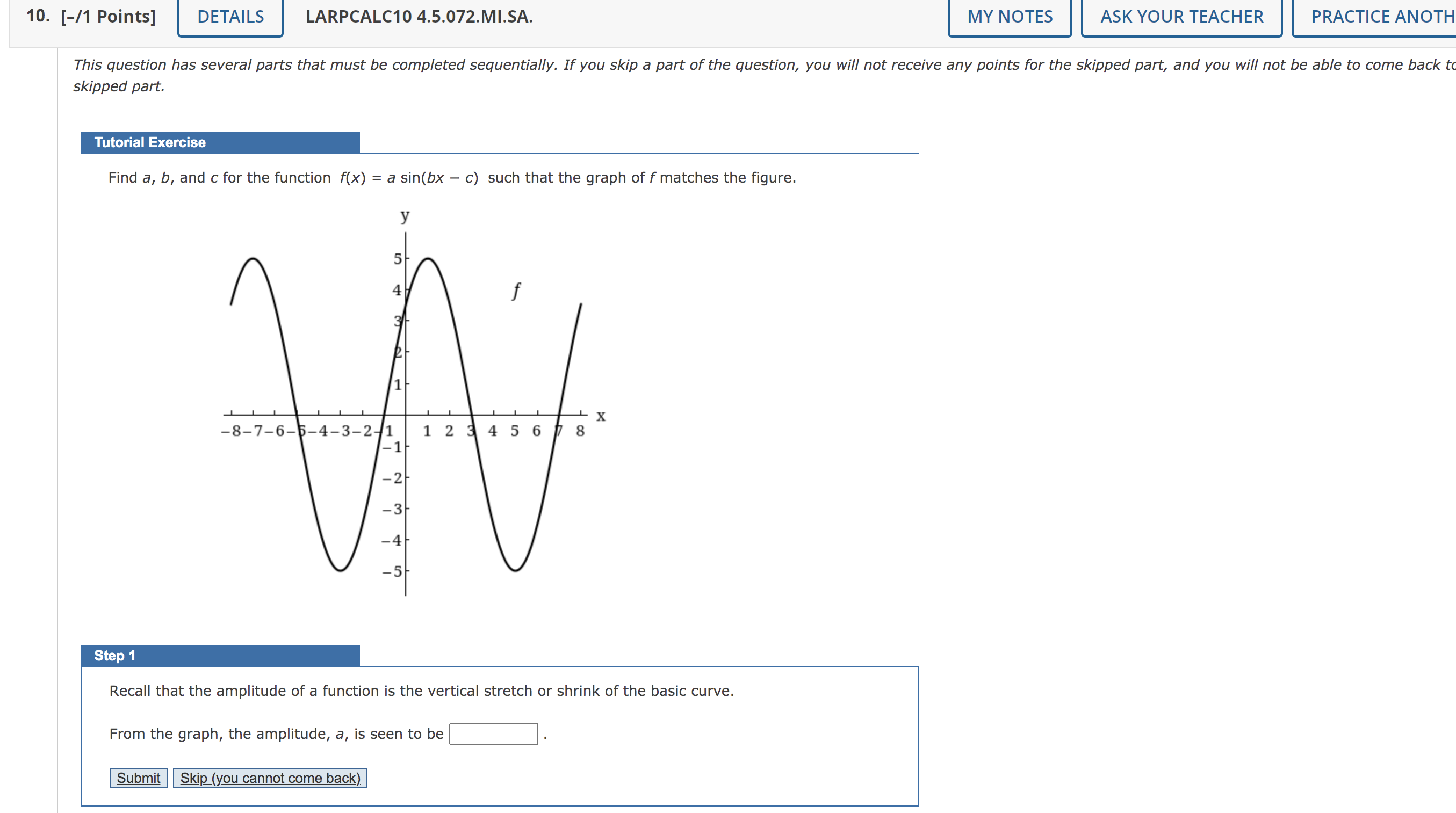 of 4, a of i to the right, and a downw: 4