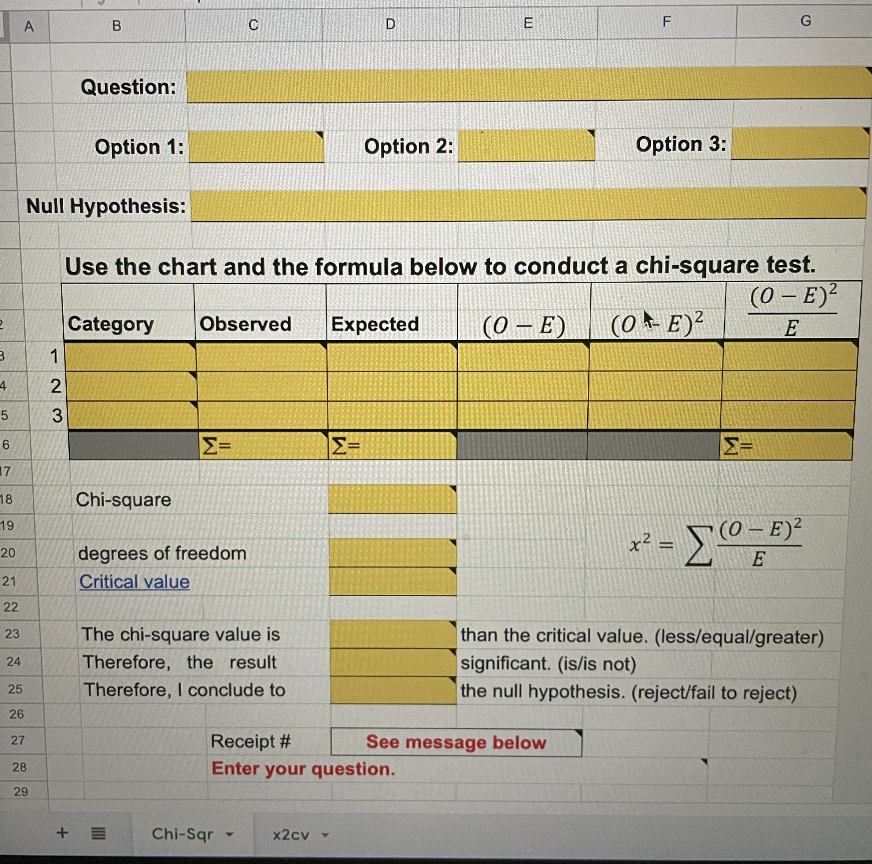 frequency for category 2? 4. What is the observed frequency for category