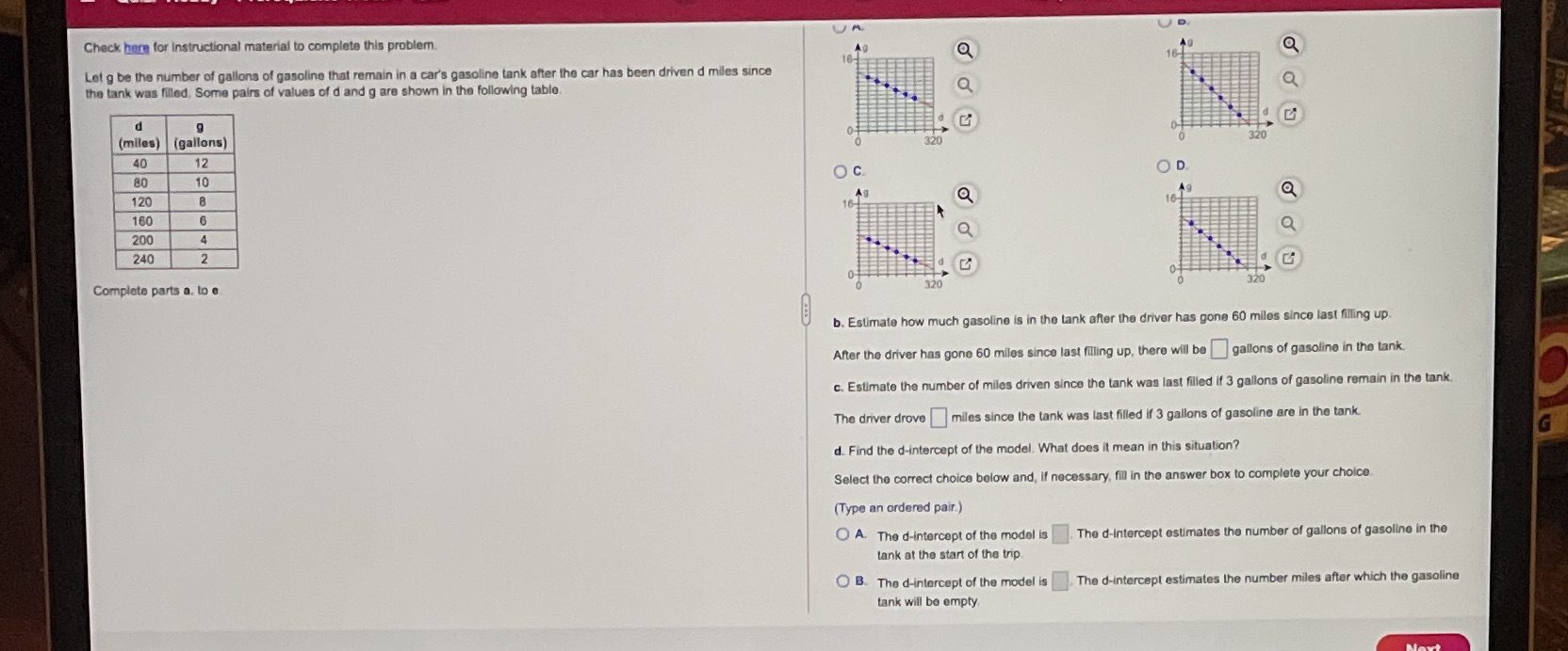 A Check here for Instructional material to complete this problem, 16-