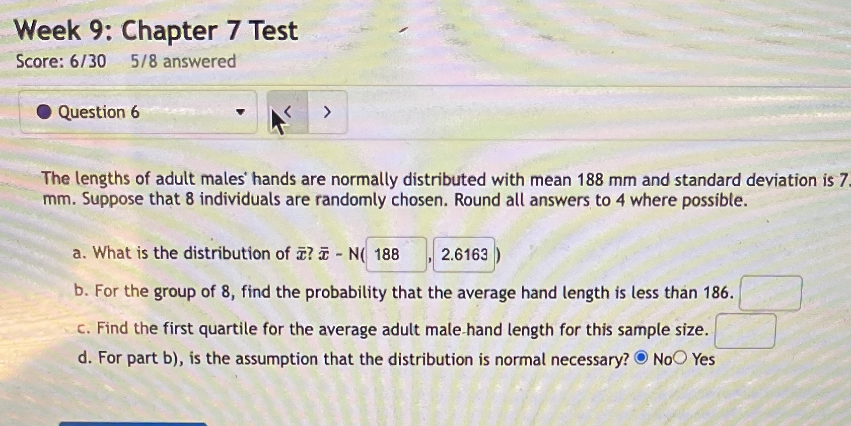 Please solve and show all work to solve future questions. Week 9: