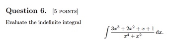 points. Find the area of R. 2. 2 points. Find the volume