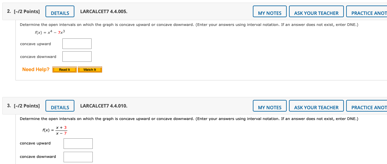  2- ["2 hints] DETAILS \"RCAL'E" \"-005- MY NOTES ASK YOUR TEACHER