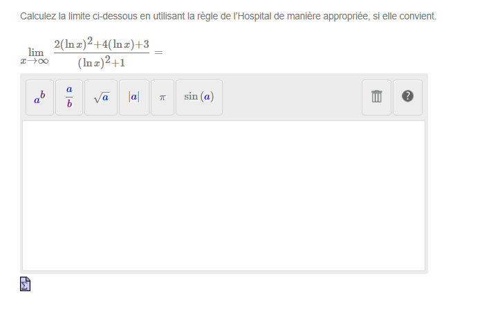 e72+3 et non e7x + 3.) Resoudre pour c. Reponse: I =