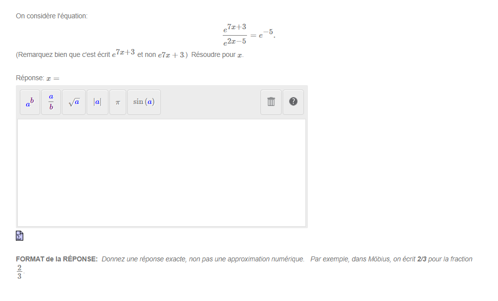 on ecrit 2/3 pour la fraction