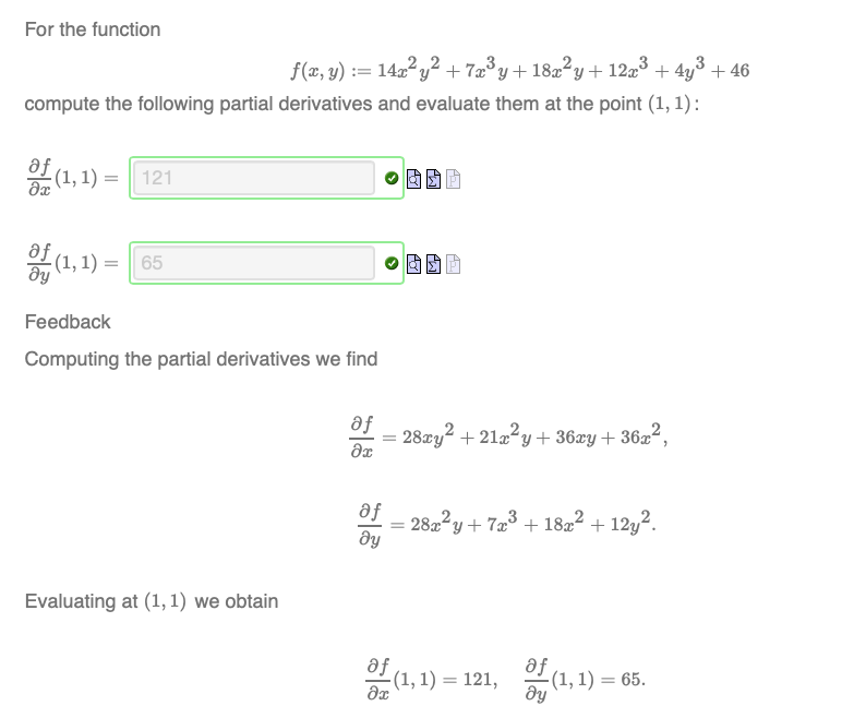 solution.Question 1: For the function ay) := 11:23:2 + 16:3y+ 9:2y+ 533