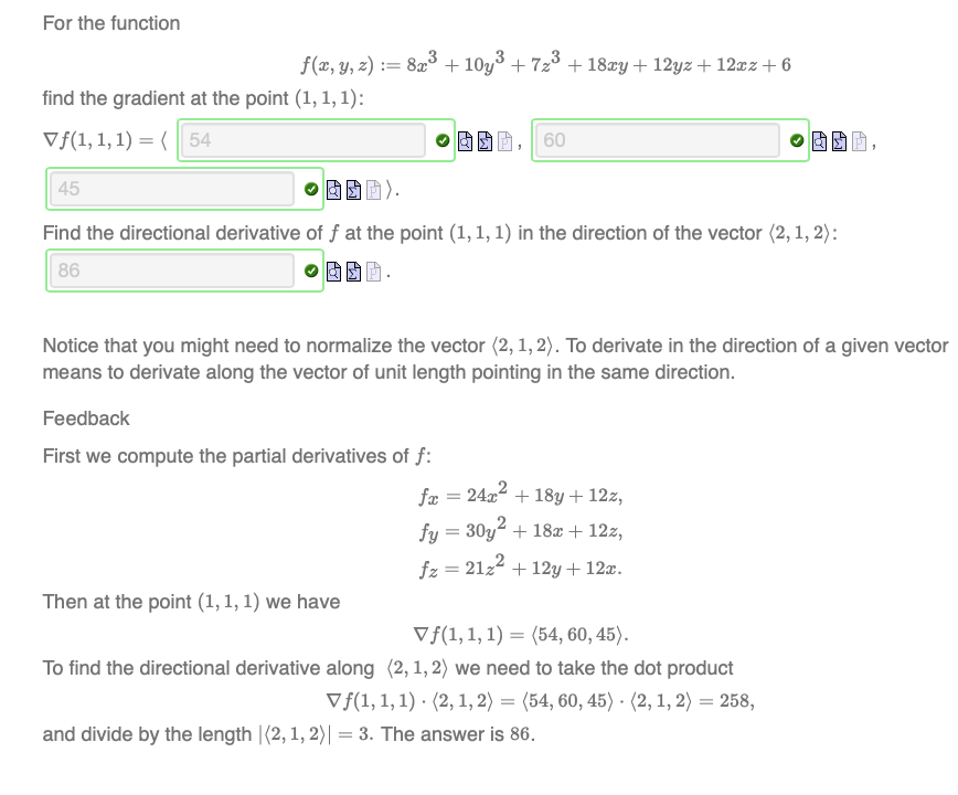 + 46 compute the following partial derivatives and evaluate them at the