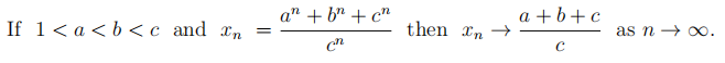 True or false questions: If 1 0. CIf an > 0 for