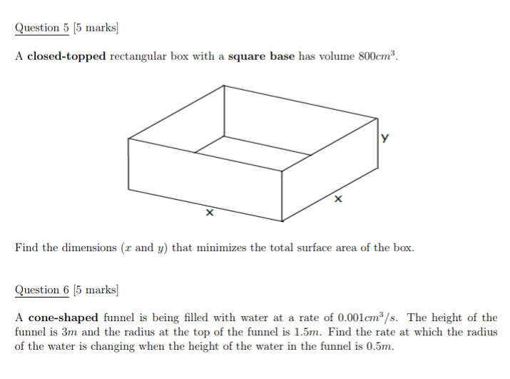 please kindly include a sketch in question 6 Question 5 [5 marks]