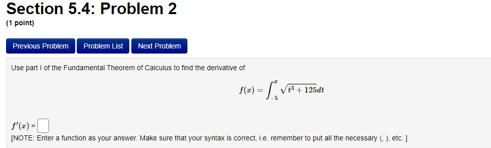 Next Problem Find the average value of : f(x) = 2 sinc