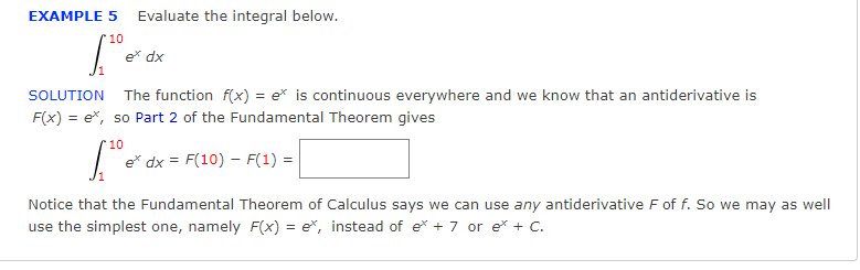 dv J cos(x) y'(x) = XEXAMPLE 5 Evaluate the integral below. 10