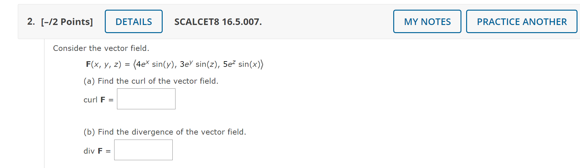 the given vector field. F(x, y, z) = 9xyezi + yzexk (a)