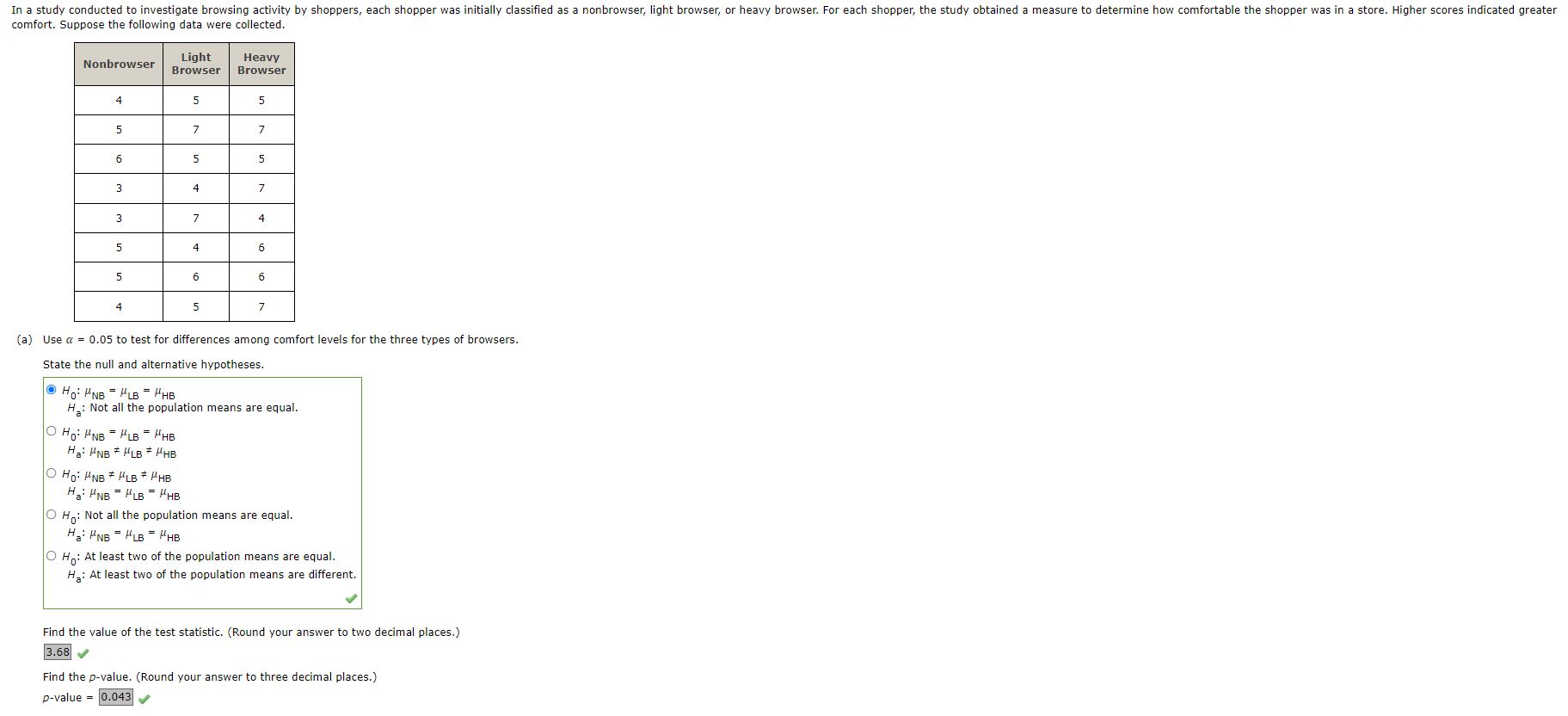 Hello!I'm having trouble with this practice problem. I figured out Part A,
