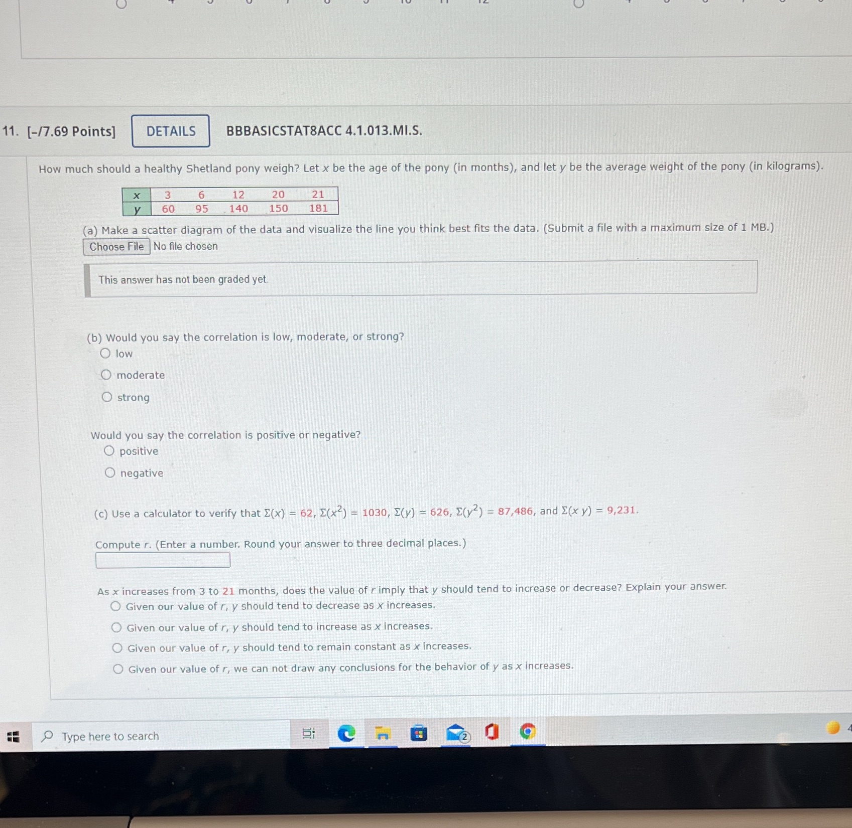  11. [-17.69 Points] DETAILS BBBASICSTATSACC 4.1.013.M|.5. i,' How much should a