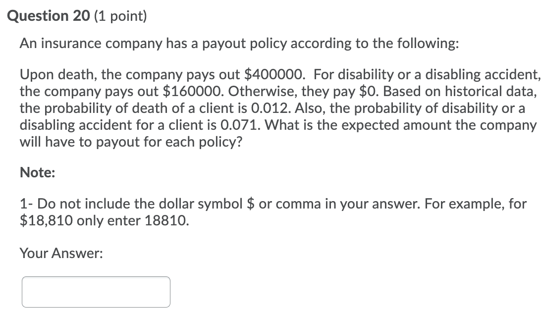 a certain division of an insurance company has a 41% chance of
