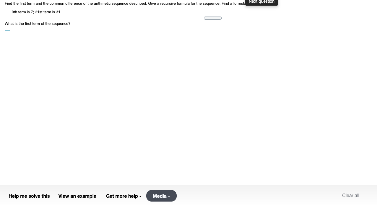 Find the n" term of the arithmetic sequence whose initial term is