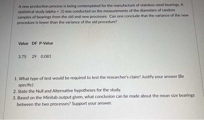 inference were satisfied, an engineer performed a chi-square test of the following