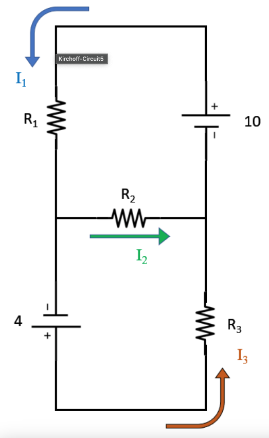 Shown in the figure below is an electrical circuit containing three resistors