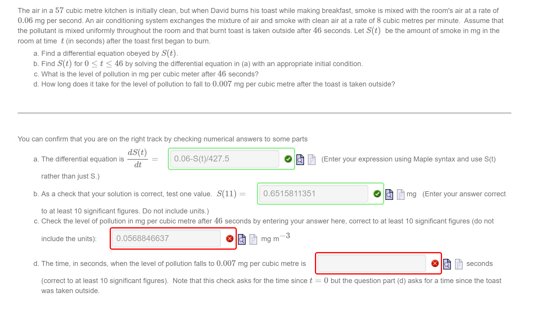 please read the question (10 significant figures The air in a 57