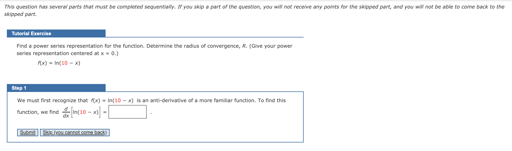 - X 7x- + 1 f ( x ) = n =