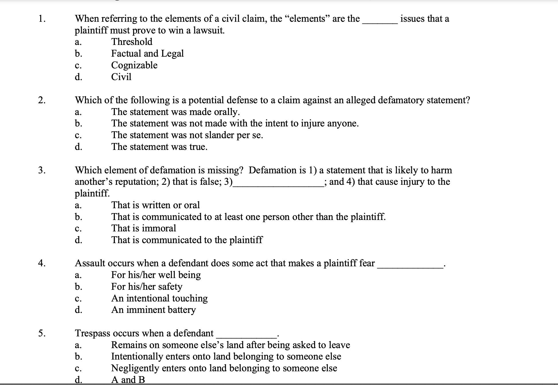 Please answer as soon as possible When referring to the elements of