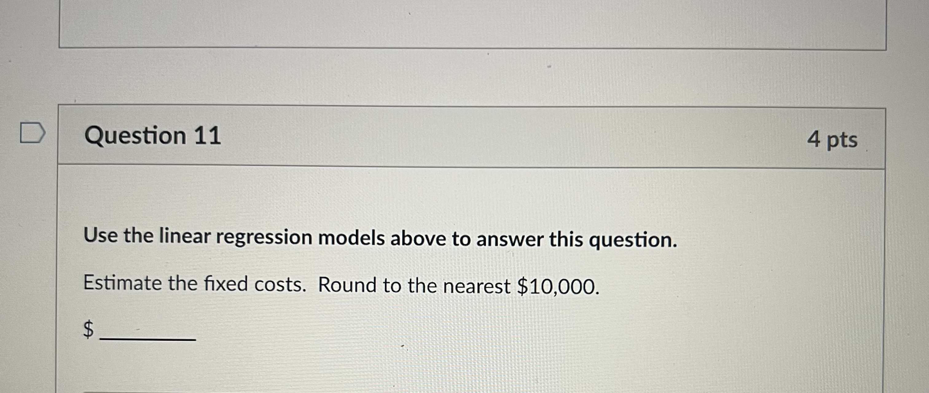 price-demand and total cost data for the production of treadmills, where p