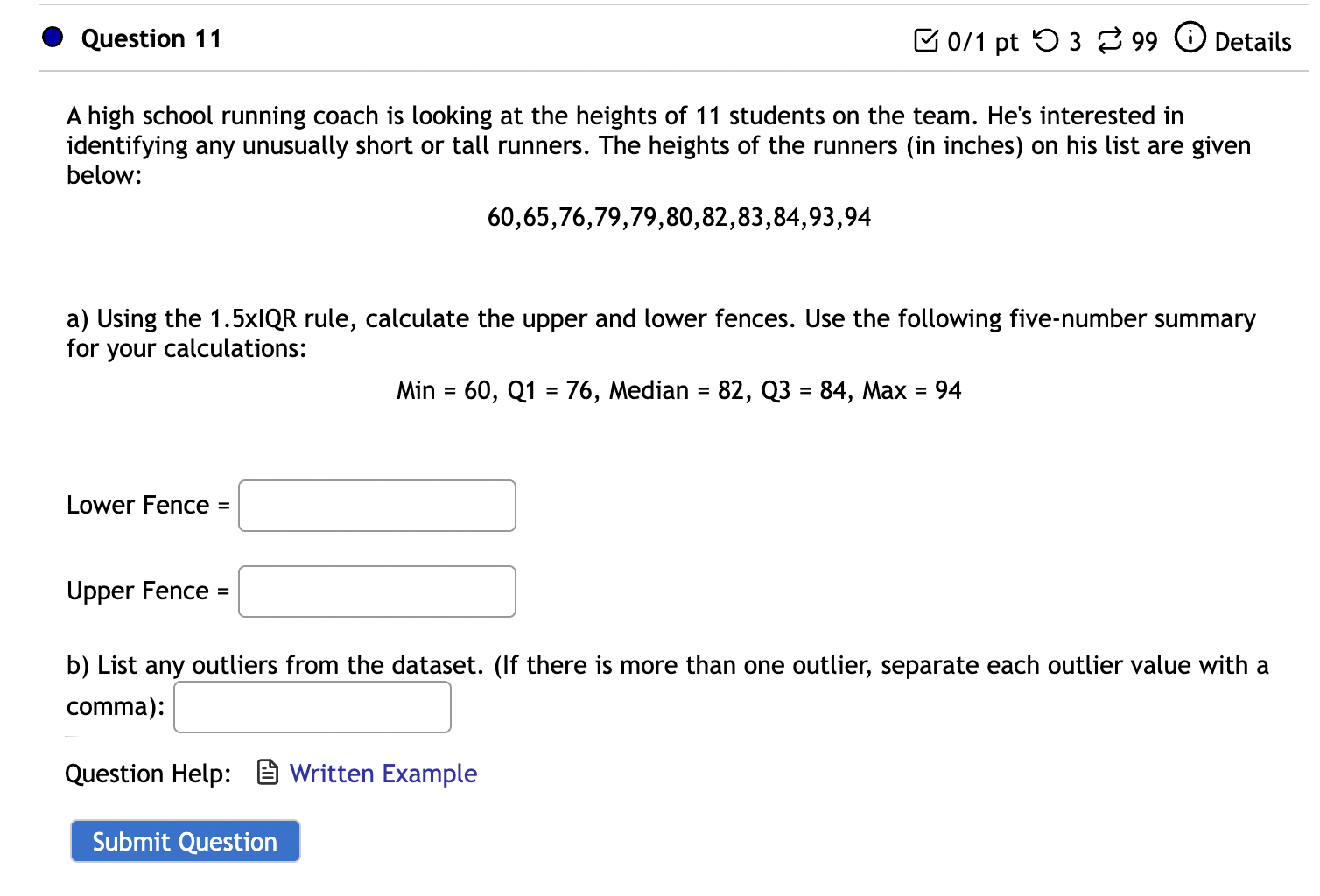99.8 78.6 102.6 89.7 What is the range of this data set?