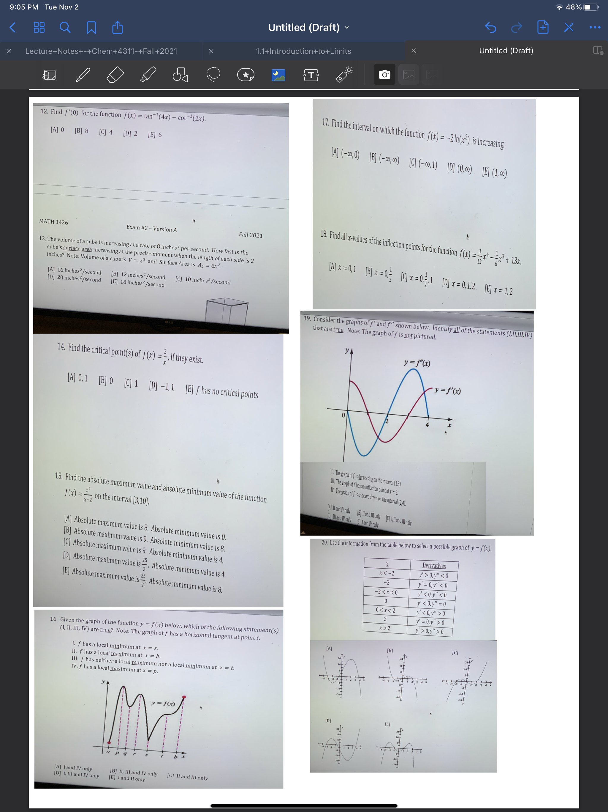 can you please help me solve these questions! 48% X . .