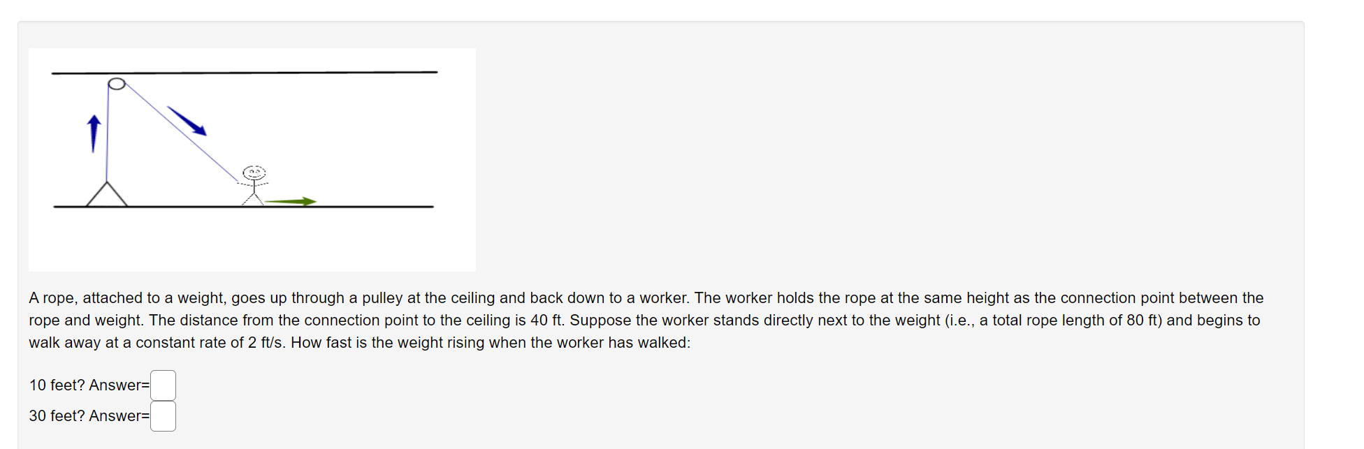 to a farmhouse located 2 mile away. An automobile traveling on the