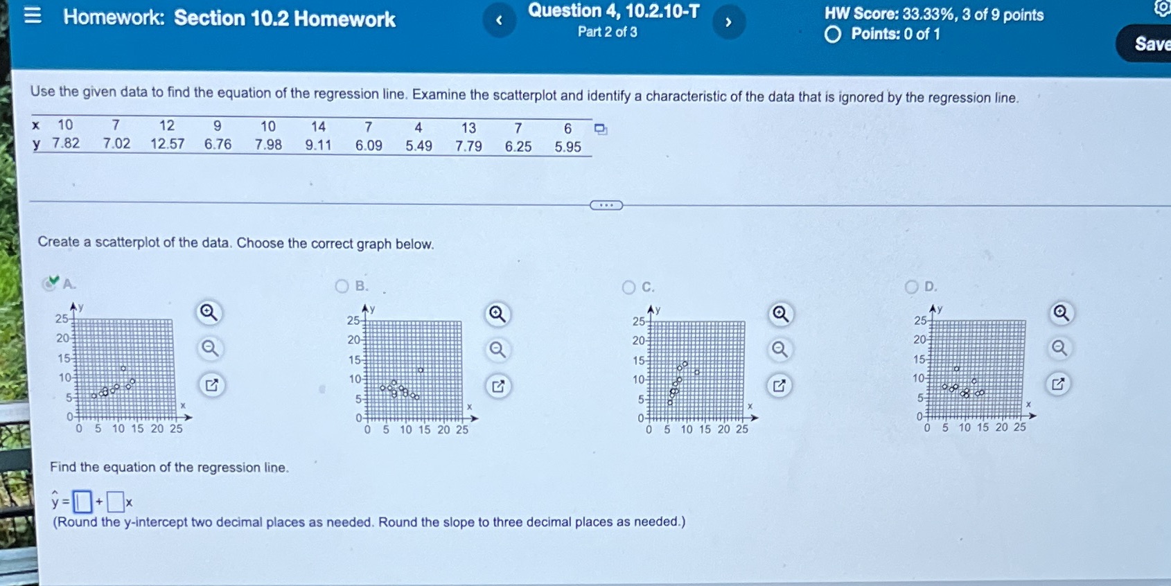 Please fill in the two blanks Homework: Section 10.2 Homework Question 4,