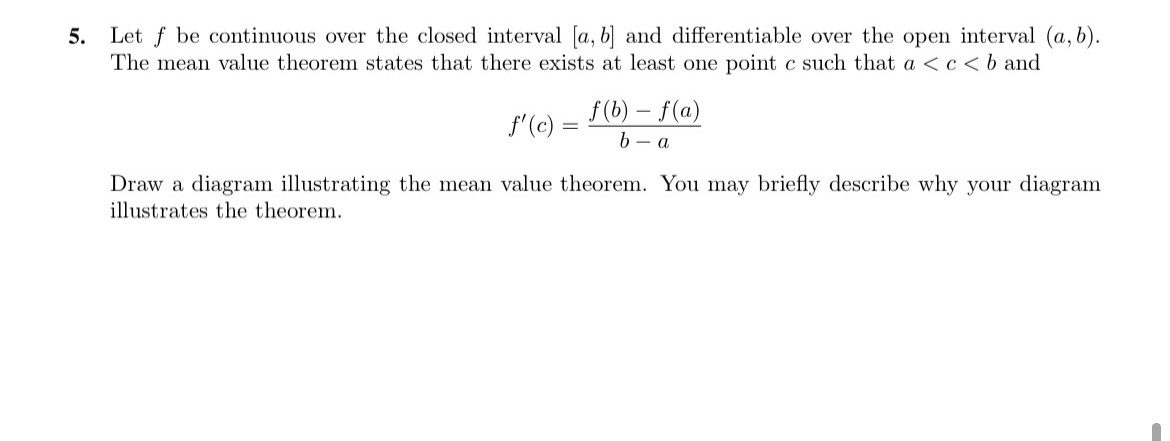= a. The tangent line to the graph of f at a