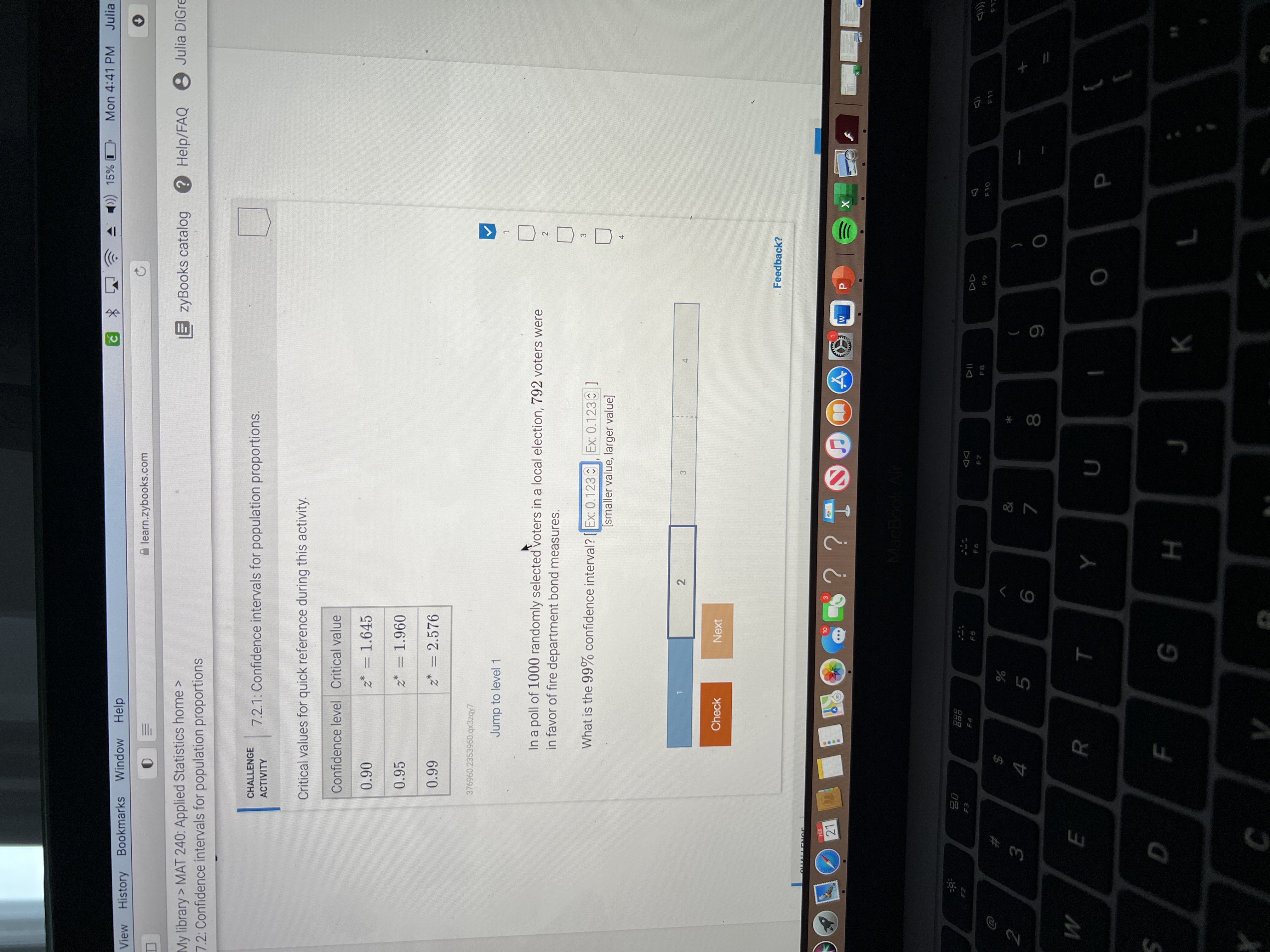 View History Bookmarks Window Help C 7 4 ) 15% Mon
