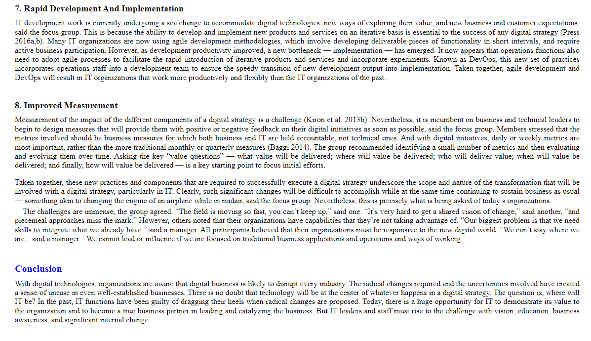 Supporting Digital Strategy A successful digital strategy requires more than "dreaming in