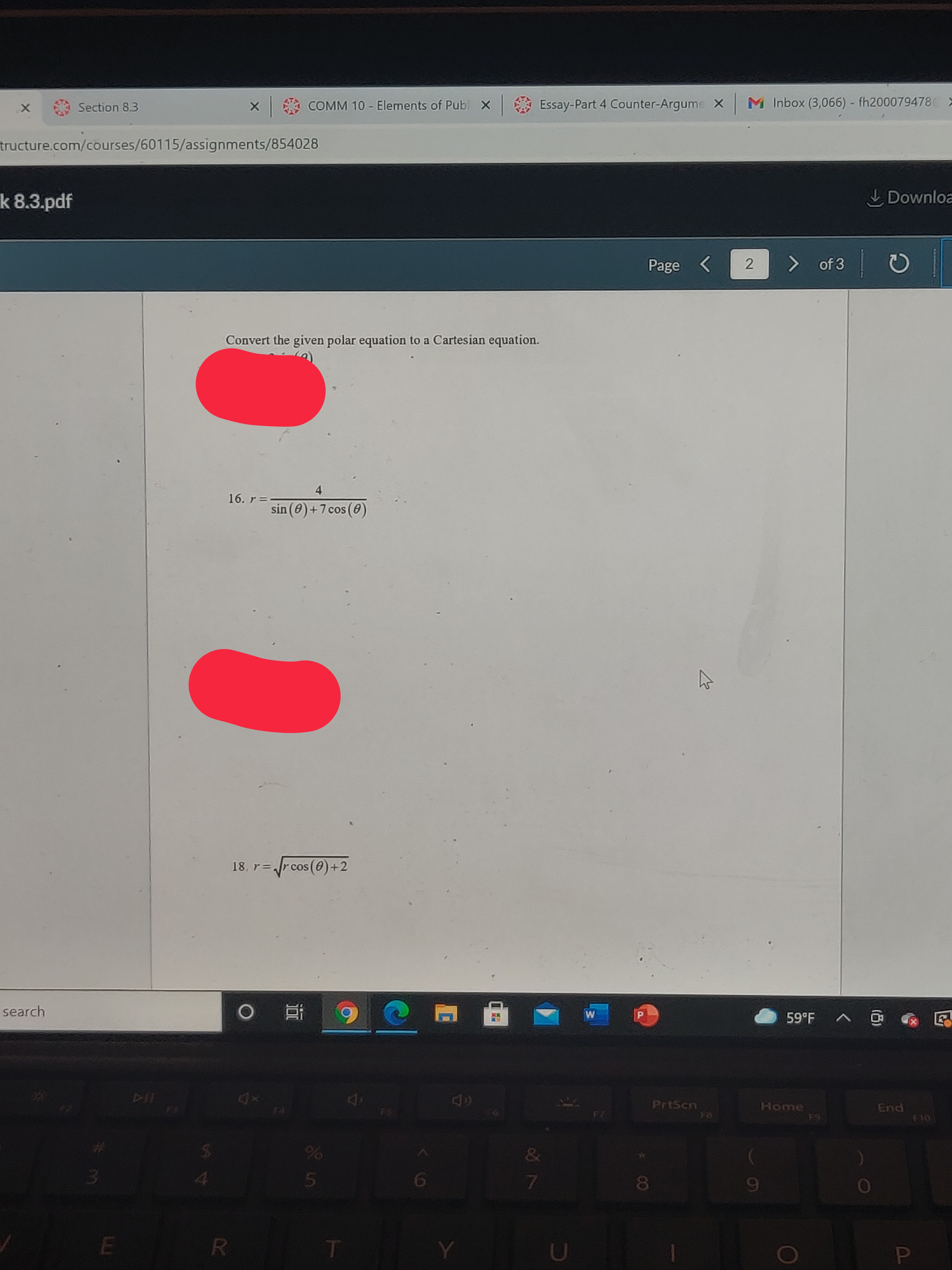 X Section 8.3 X COMM 10 - Elements of Pubi X