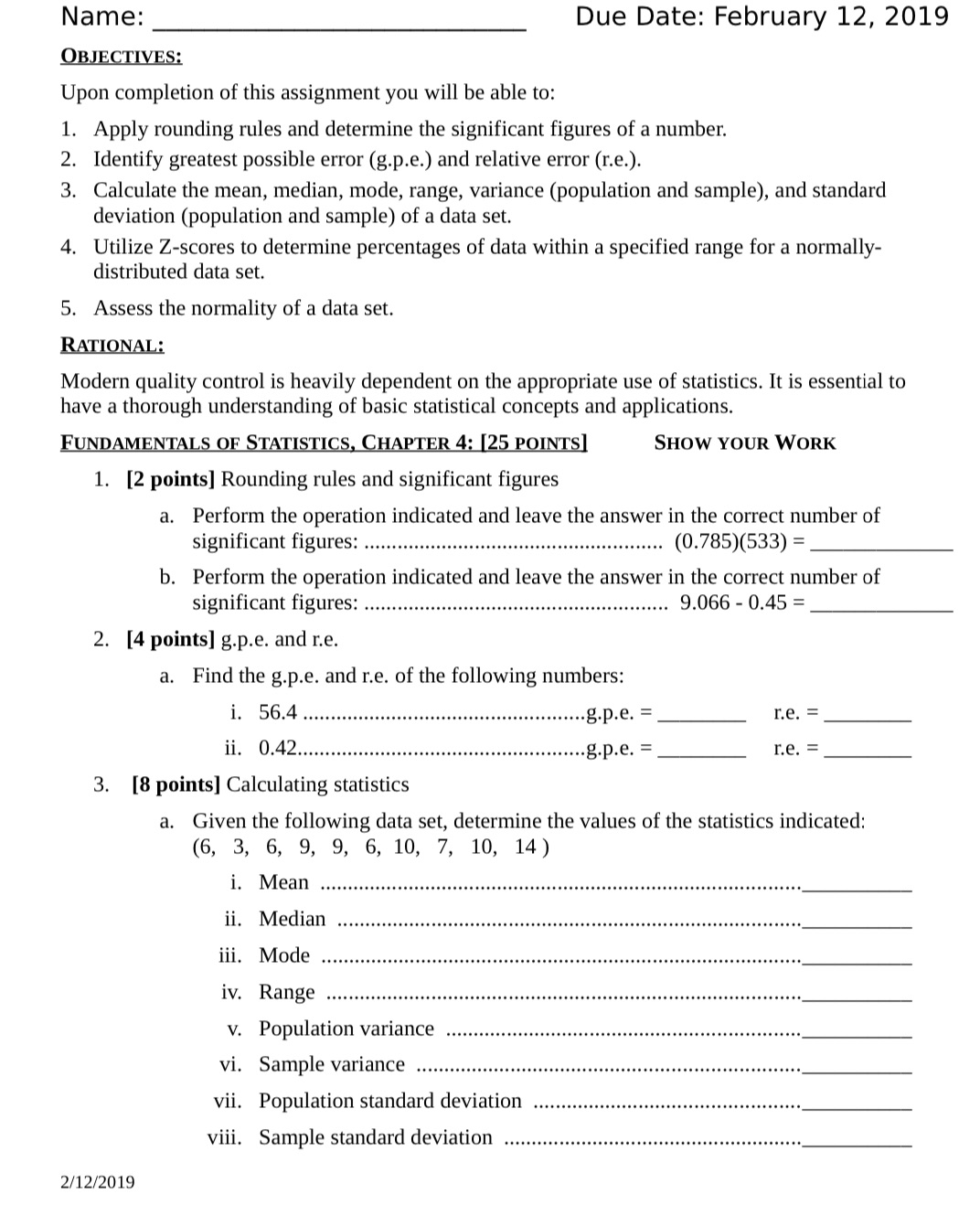 Please answer parts 1,2,3 I have the data set if you need