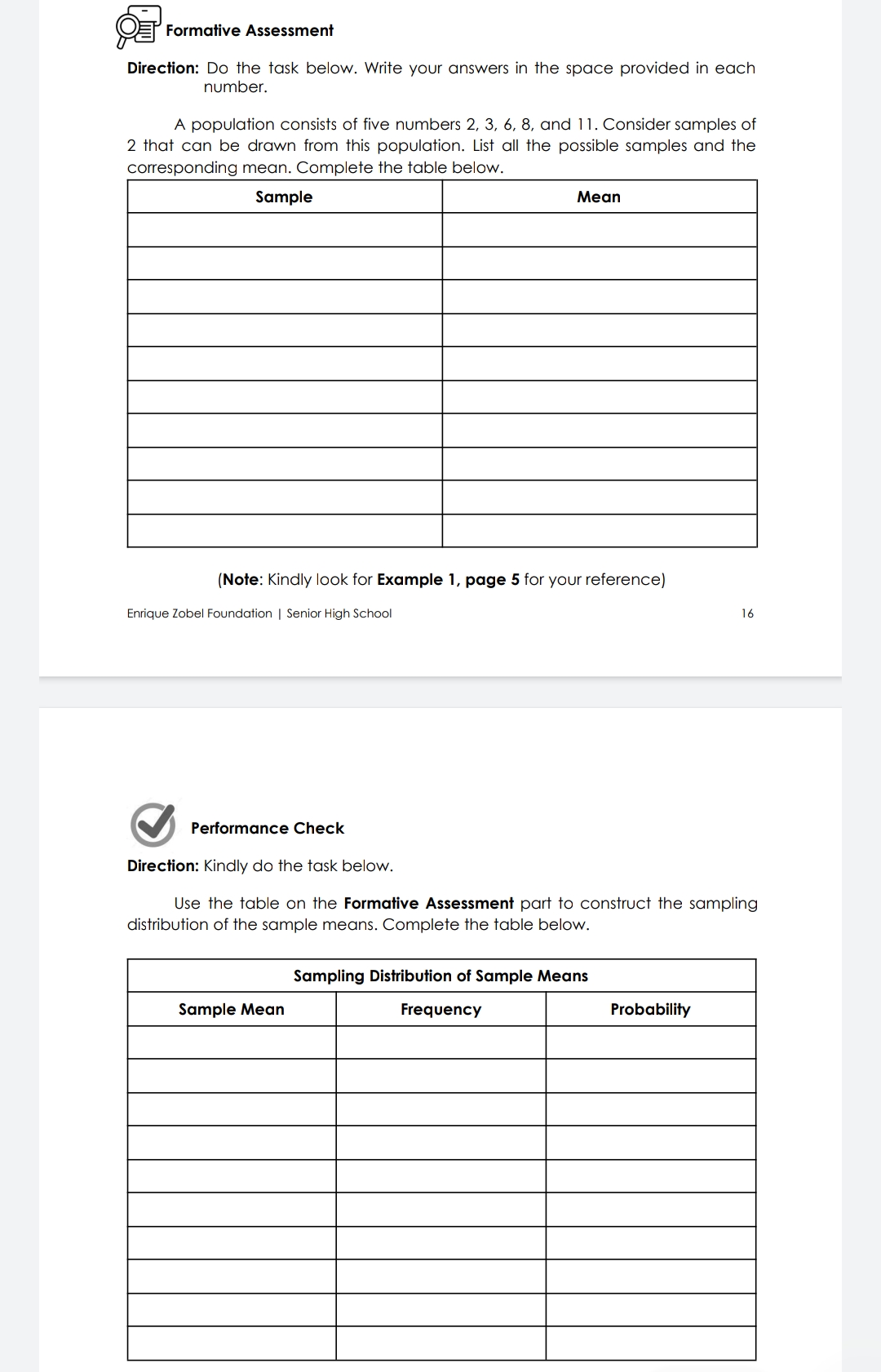 of the data, kindly do the following Directions: Compute the mean of
