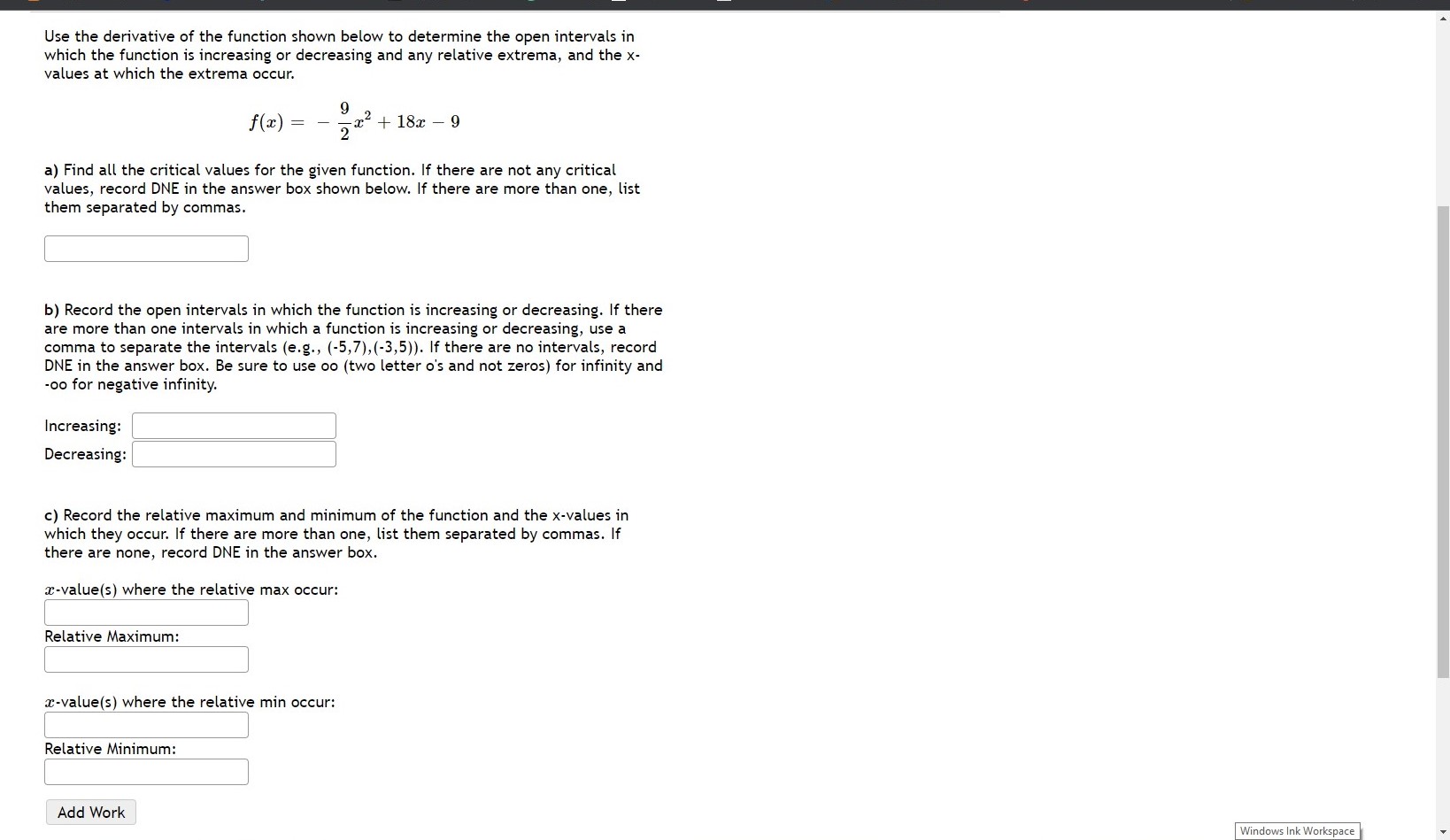 there are multiple discrete values, separate them with commas. If there are