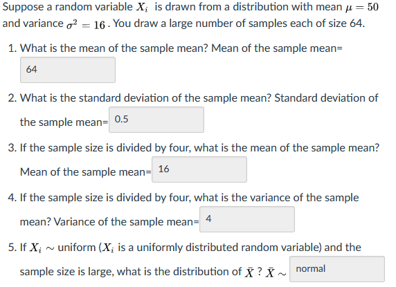  Suppose a random variable X:- is drawn from a distribution with