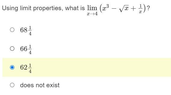 the graph shown? I 3HT 0 does not exist What is lim
