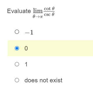 exist\fFor the graph shown, where does the limit of f(:r:) equal 00?