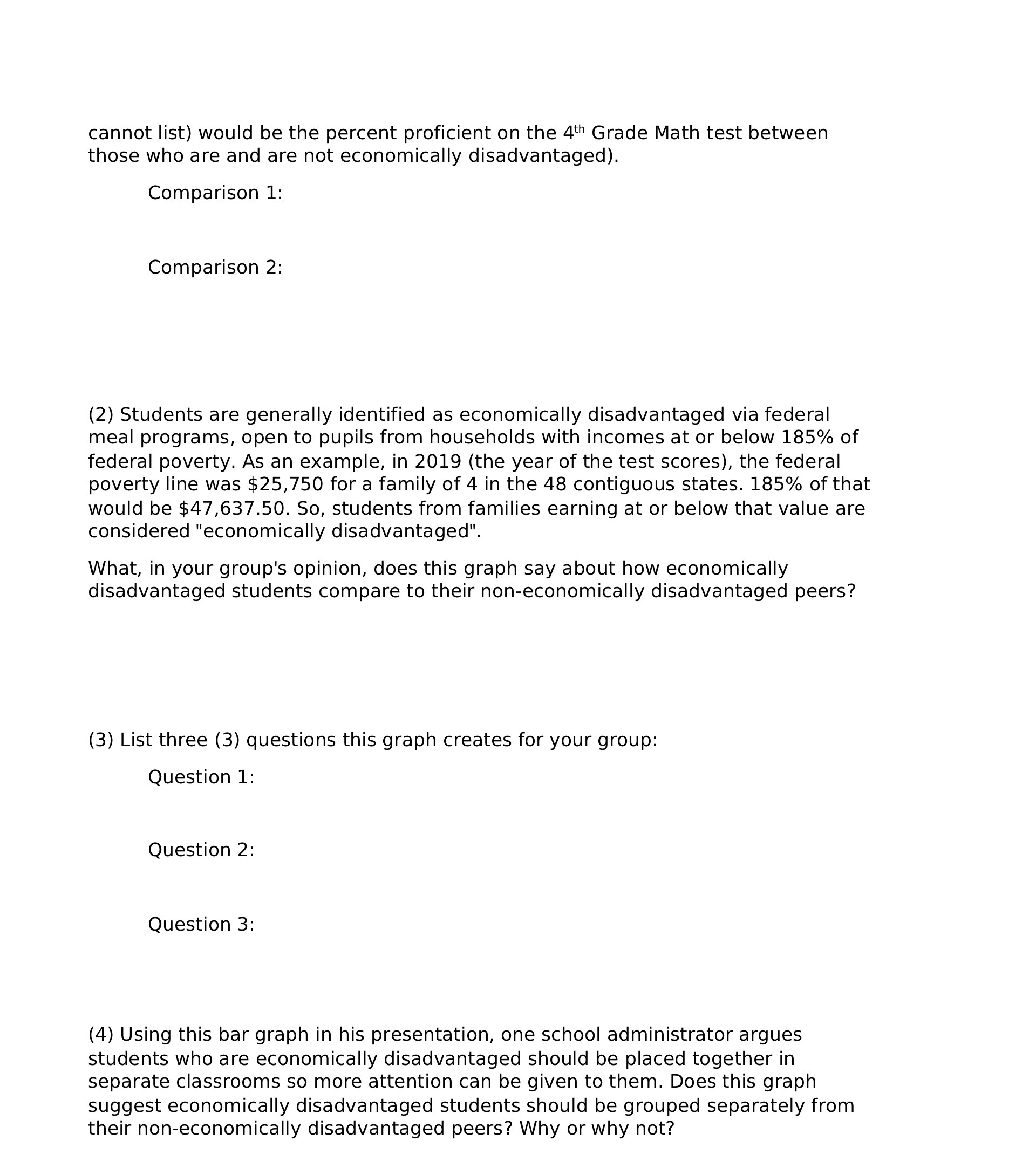 cannot list) would be the percent proficient on the 4th Grade