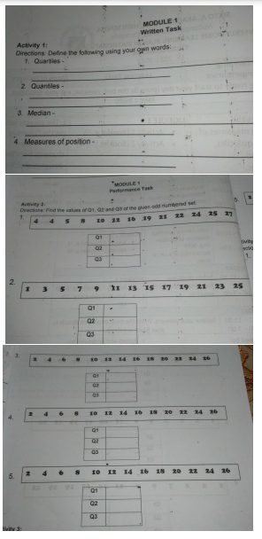 GORE HOH MODULE 1 ANA ACTMIR Written Task Activity 1: Directions'