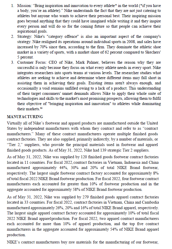 and brands. Nike also recently hit its first 5-billion dollar quarter. All