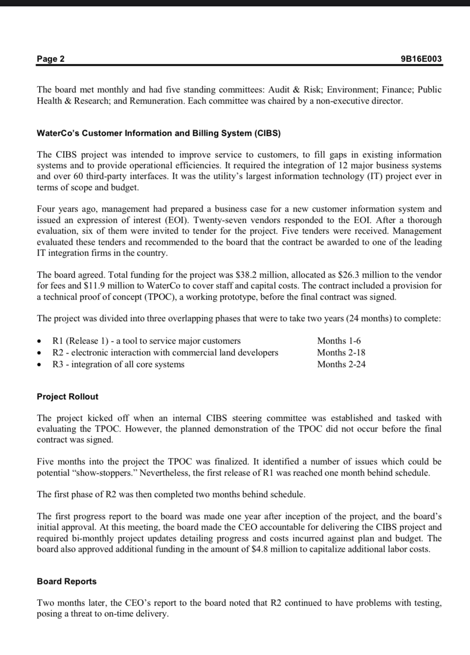 case solely to provide material for class discussion. The author does not