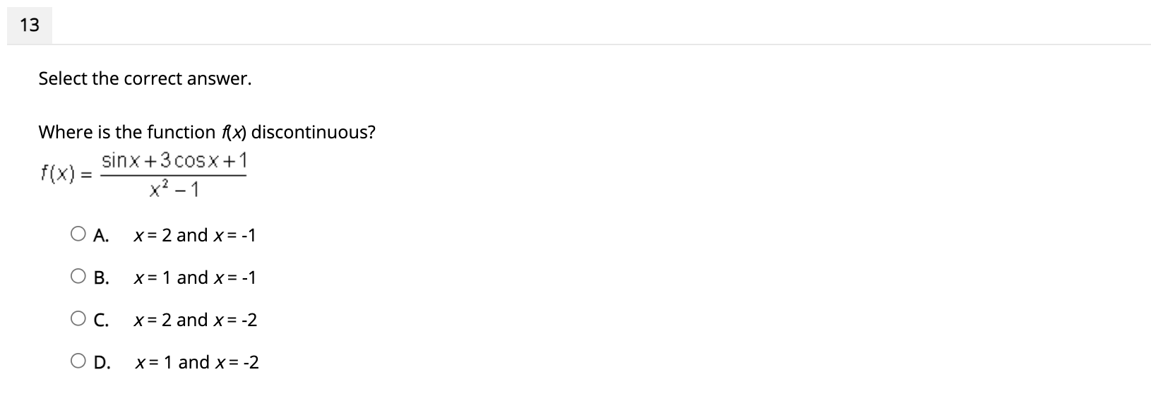 to evaluate 31 - 3 lim 1-+3 (1 - 1)2 O A.