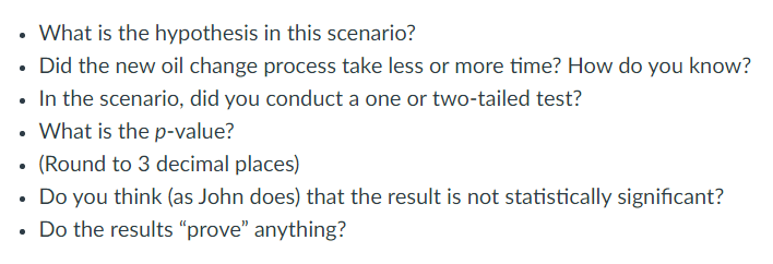 Unequal Variance Current Process New Process Mean 30.15 14.20 Variance 234.8710526 14.16842105