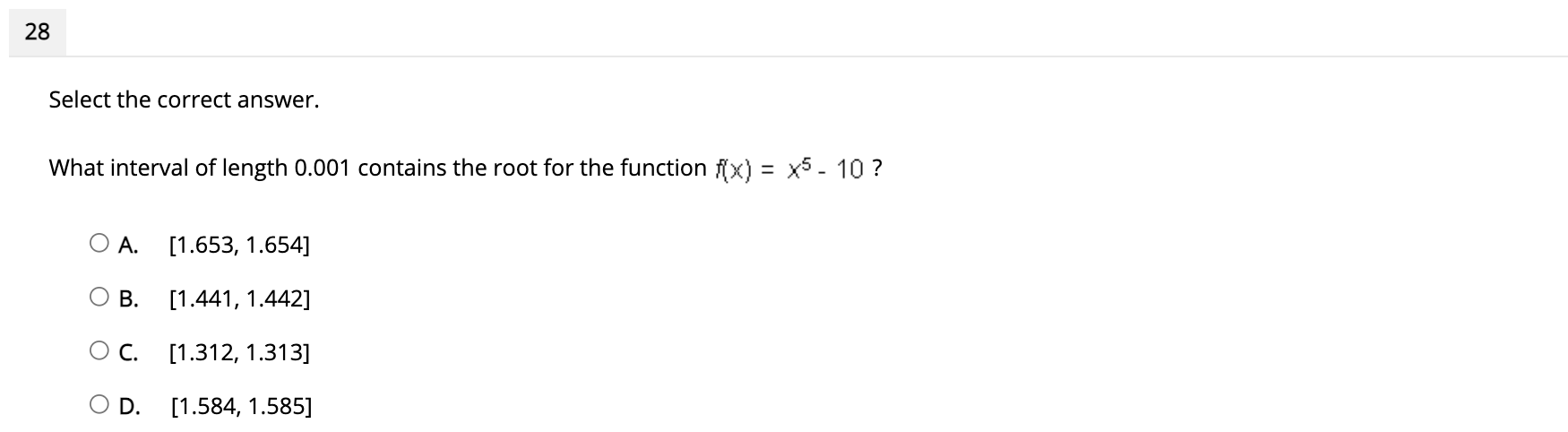 324 Select the correct answer. Evaluate the limit: (sin x - sin